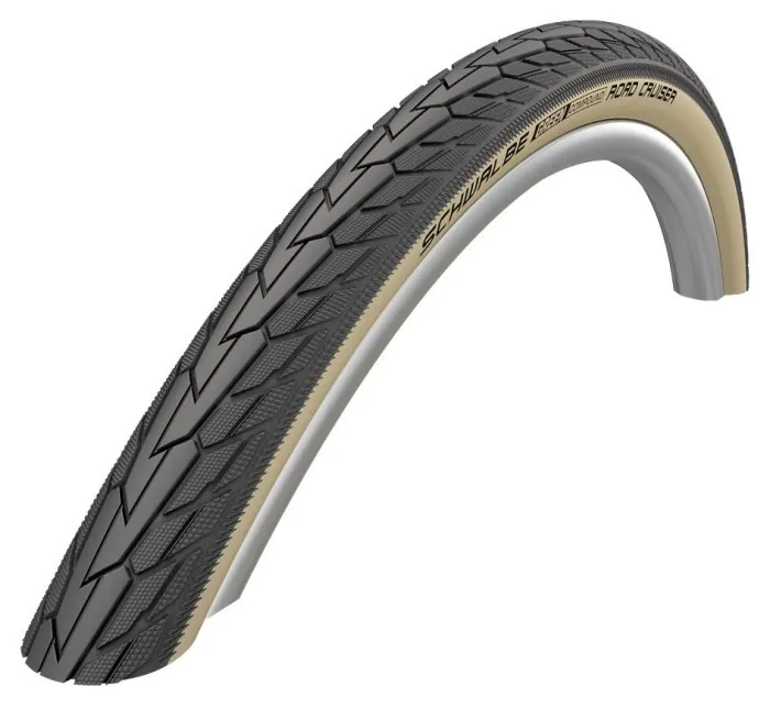 Покрышка 26x1.75 (47-559) Schwalbe ROAD CRUISER K-Guard Active B/G HS484 GREEN, 50EPI