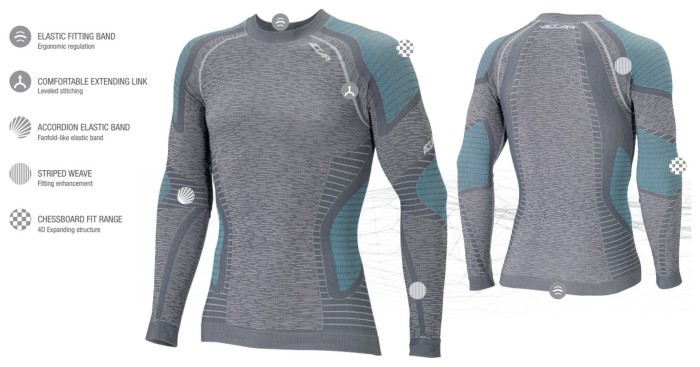 Термофутболка з довгим рукавом чоловіча Accapi Ergocycle, Navy, M/L