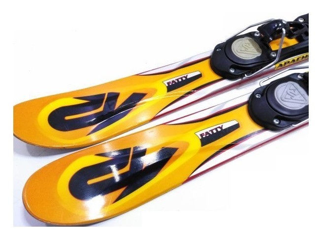 Лижі гірські (cкіборди) K2 Apache Fatty 88см Yellow/orange/black (1000500.101.1.088+S10500088-WRH), укр, укр