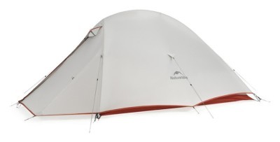 Намет надлегкий двомісний  з футпринтом Naturehike Cloud Up Pro CNK2350WS020,  20D, світлий сірий