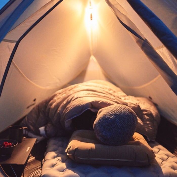 Намет надлегкий двомісний  з футпринтом Naturehike Cloud Up Pro CNK2350WS020,  20D, світлий сірий, укр, укр