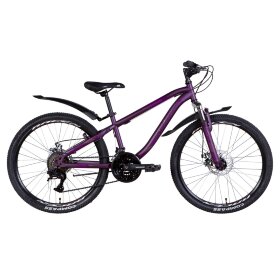 Велосипед 24&quot; Discovery FLINT AM DD 2022 (темно-фиолетовый (м)) 