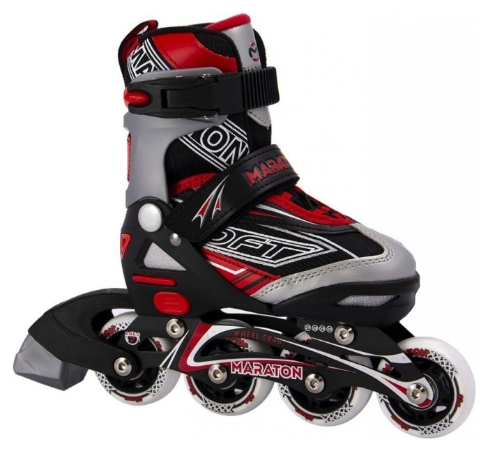 Ролики Maraton Soft M(35-38) Red Blue,