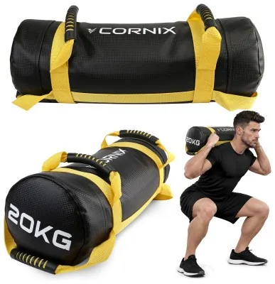 Мешок для кроссфита Cornix 20 кг тренировочный XR-0551 Black/Yellow