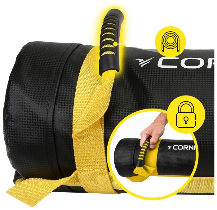 Мешок для кроссфита Cornix 20 кг тренировочный XR-0551 Black/Yellow
