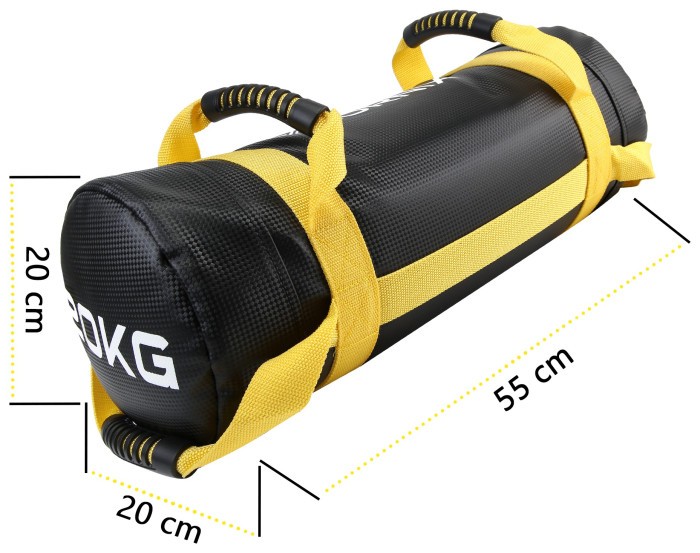 Мешок для кроссфита Cornix 20 кг тренировочный XR-0551 Black/Yellow