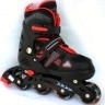 Ролики раздвижные (р35-38) (мод0014) Bavar Sport (малиновый) Фото - 1