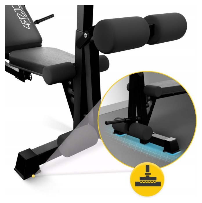 Лава тренувальна для жиму 4FIZJO Ultra зі партою Скотта Black (P-5905973404228), укр, укр