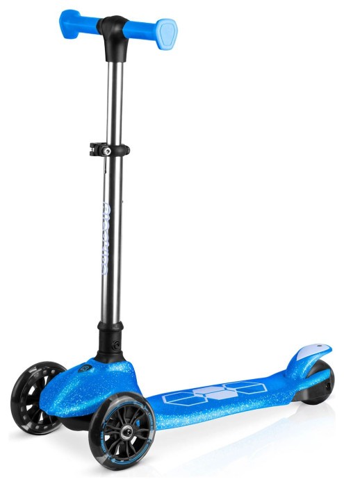 Детский самокат трехколесный Ricokids Jelly синий