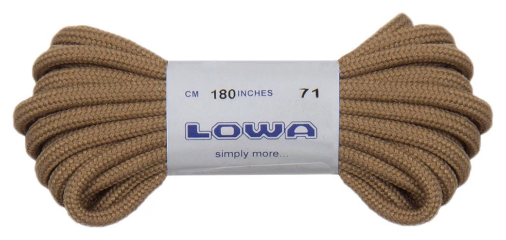 LOWA шнурки Zephyr 180 cm coyote