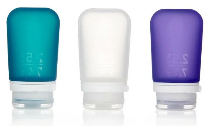 Набор силиконовых бутылочек Humangear GoToob+ 3-Pack Medium