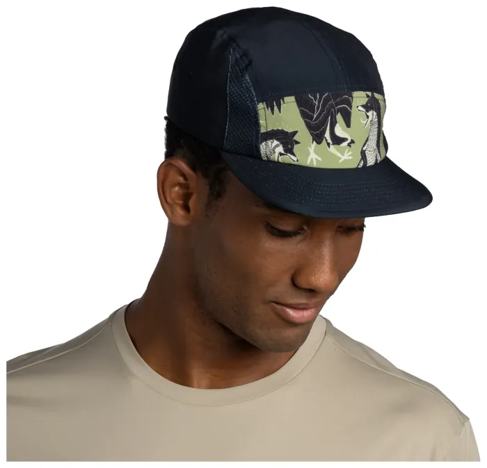 Кепка Buff 5 Panel Go Cap, Rub Chomp Black, L/XL