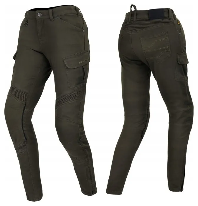Мотоджинсы SHIMA Giro 2.0 Khaki Lady