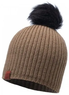Шапка Buff Knitted Hat Adalwolf, Brown Taupe