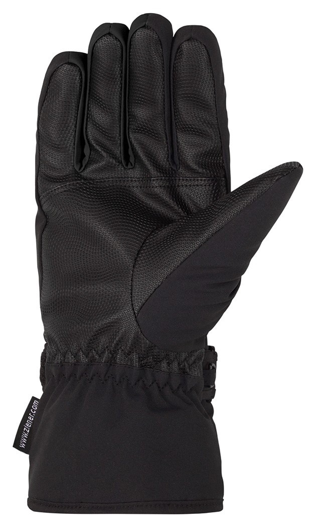 Ziener перчатки лыжные Gordanus black-graphite 10