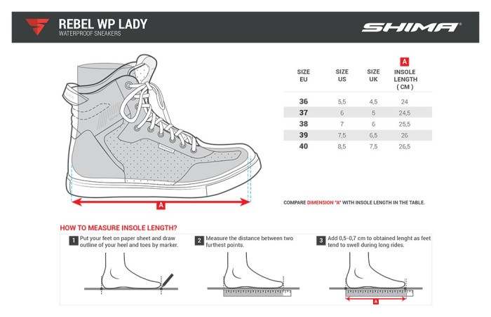 Мотчеровики Shima Rebel WP Lady Black 38