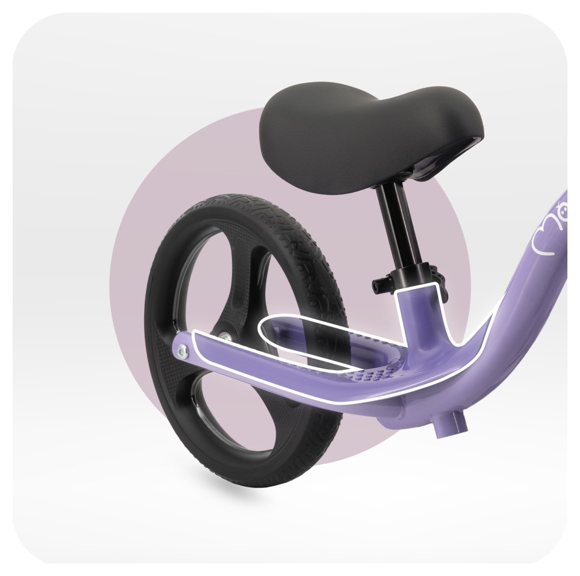 Биговел MoMi ISOKA LED Purpel