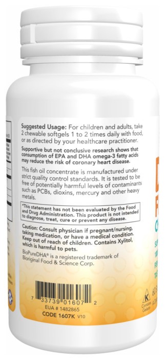 DHA 100mg Chewable - 60 sgels