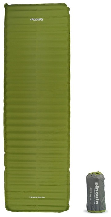 Самонадувающийся коврик Pinguin Nomad NX, 198x63x5см, Khaki