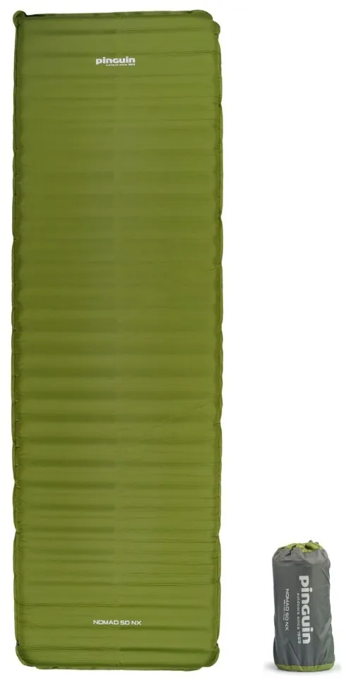 Самонадувний килимок Pinguin Nomad NX, 198x63x5см, Khaki (SHM_PNG 715446)