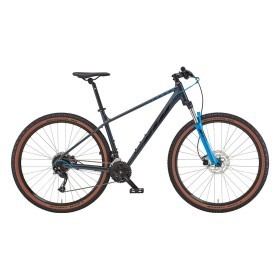Велосипед KTM CHICAGO 271 27.5&quot; рама S/38 сірий (чорно/синій) 2022/2023