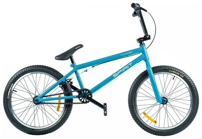 Велосипед Spirit Thunder 20", рама Uni, Блакитний / глянець, 2021, укр, укр