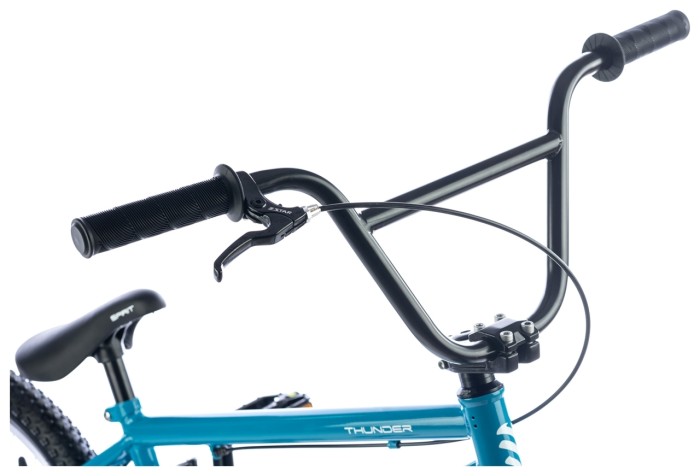 Велосипед Spirit Thunder 20", рама Uni, Блакитний / глянець, 2021
