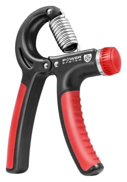 Эспандер кистевой Power System PS-4021 с регулируемой нагрузкой 10-40 кг.  Power Hand Grip Black