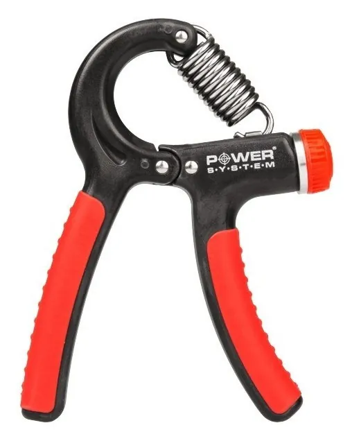 Эспандер кистевой Power System PS-4021 с регулируемой нагрузкой 10-40 кг.  Power Hand Grip Black