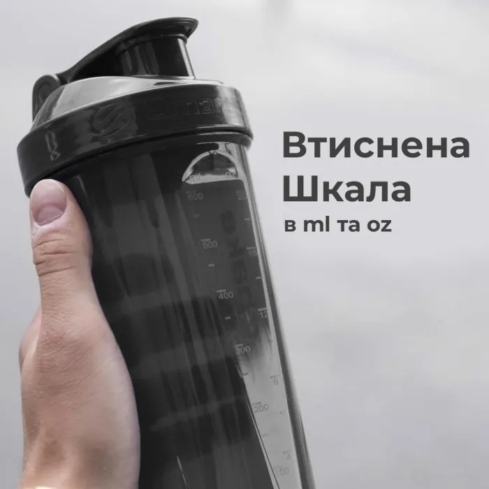 Шейкер спортивний Smartshake Lite 1000ml Glossy-Navy Blue