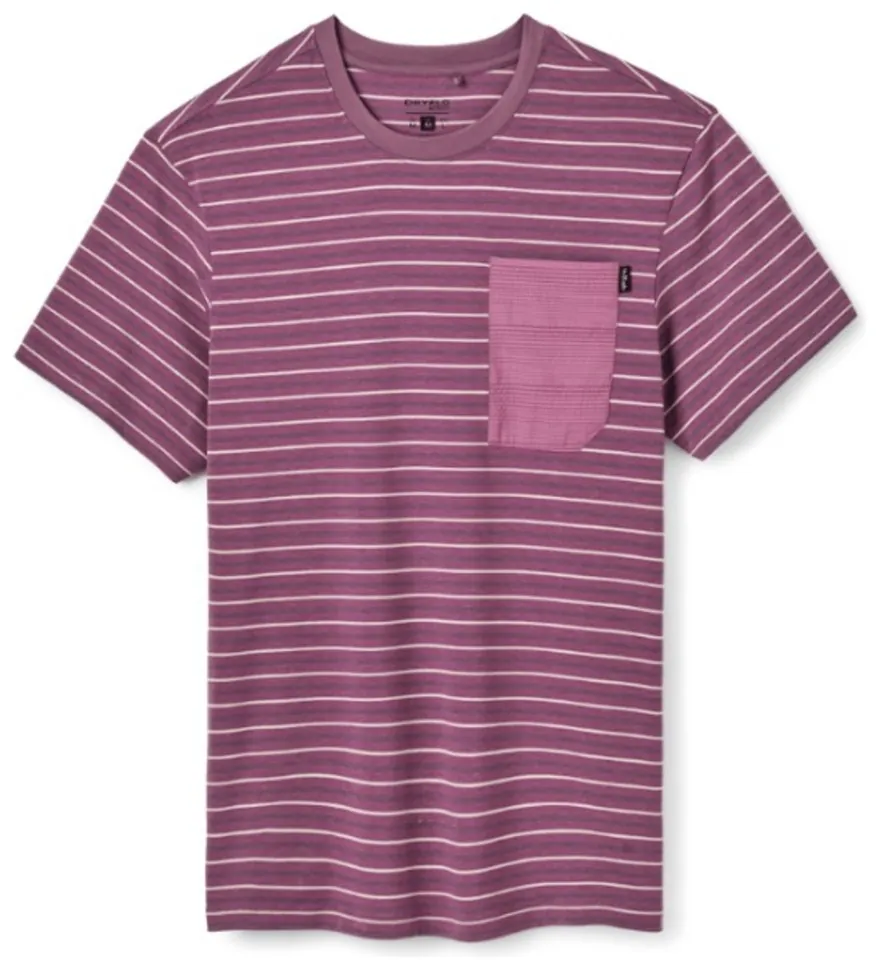 Футболка чоловіча Rab Rivelin Stripe Tee, Iris Stripe, M (SHM_RB QCC-35-IRS-MED)