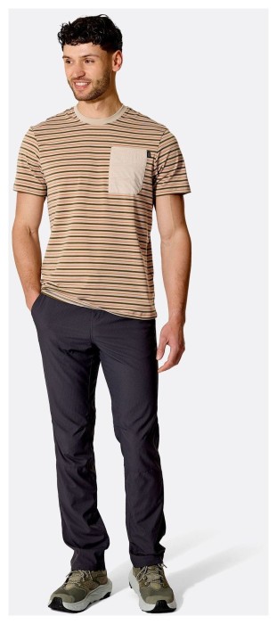 Мужская футболка Rab Rivelin Stripe Tee, Iris Stripe, M