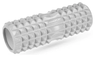 Массажный ролик (роллер) PowerPlay 4405 EVA Massage Roller Серый (33x12см.)