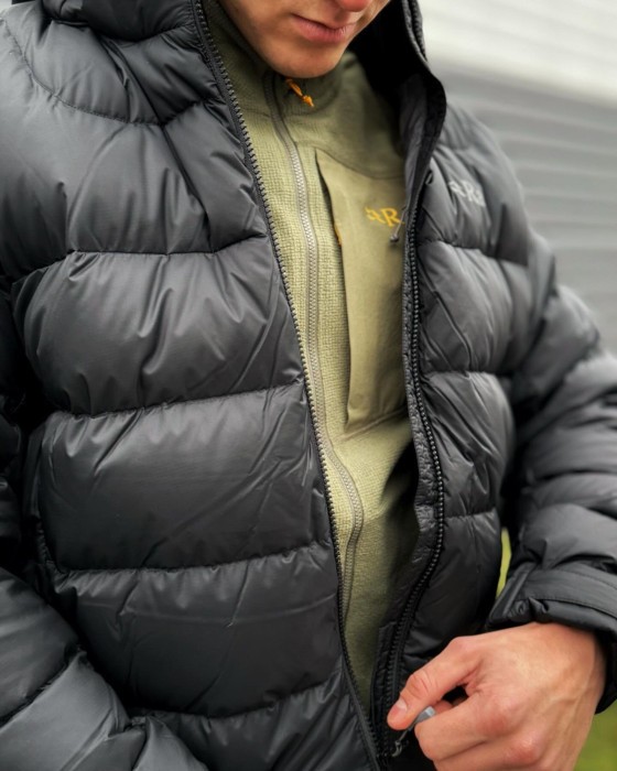 Чоловіча флісова кофта Rab Tecton Jacket, Graphene