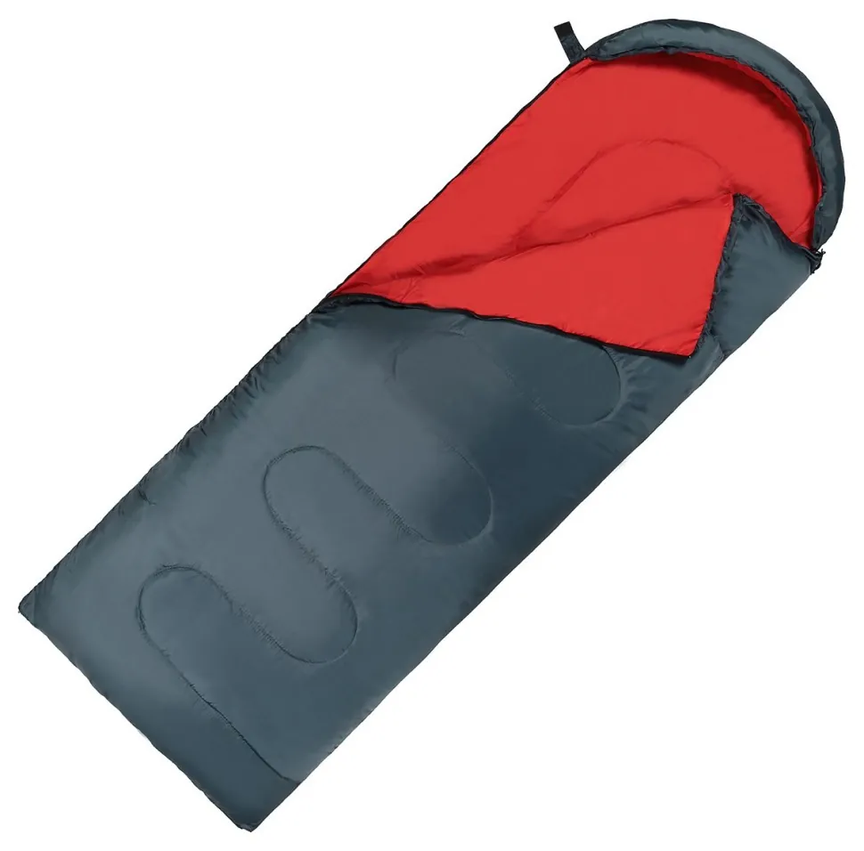 Спальний мішок (спальник) ковдра SportVida SV-CC0063 +2 ...+21°C R Navy Green/Red (LFSV-CC0063)