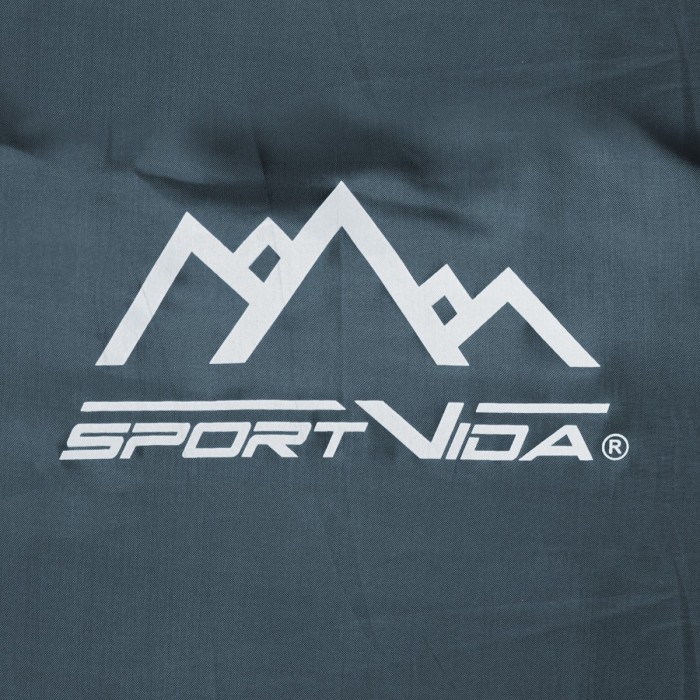 Спальний мішок (спальник) ковдра SportVida SV-CC0063 +2 ...+21°C R Navy Green/Red