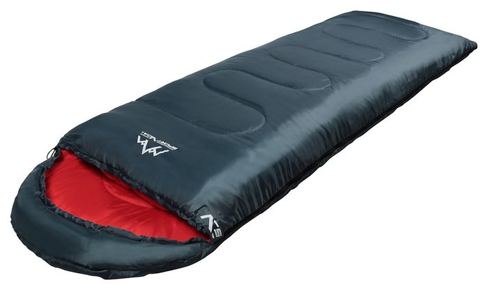 Спальний мішок (спальник) ковдра SportVida SV-CC0063 +2 ...+21°C R Navy Green/Red