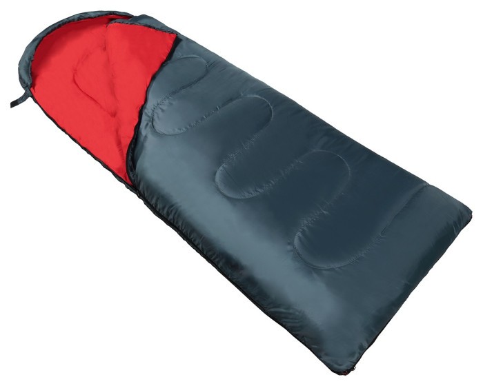 Спальний мішок (спальник) ковдра SportVida SV-CC0063 +2 ...+21°C R Navy Green/Red