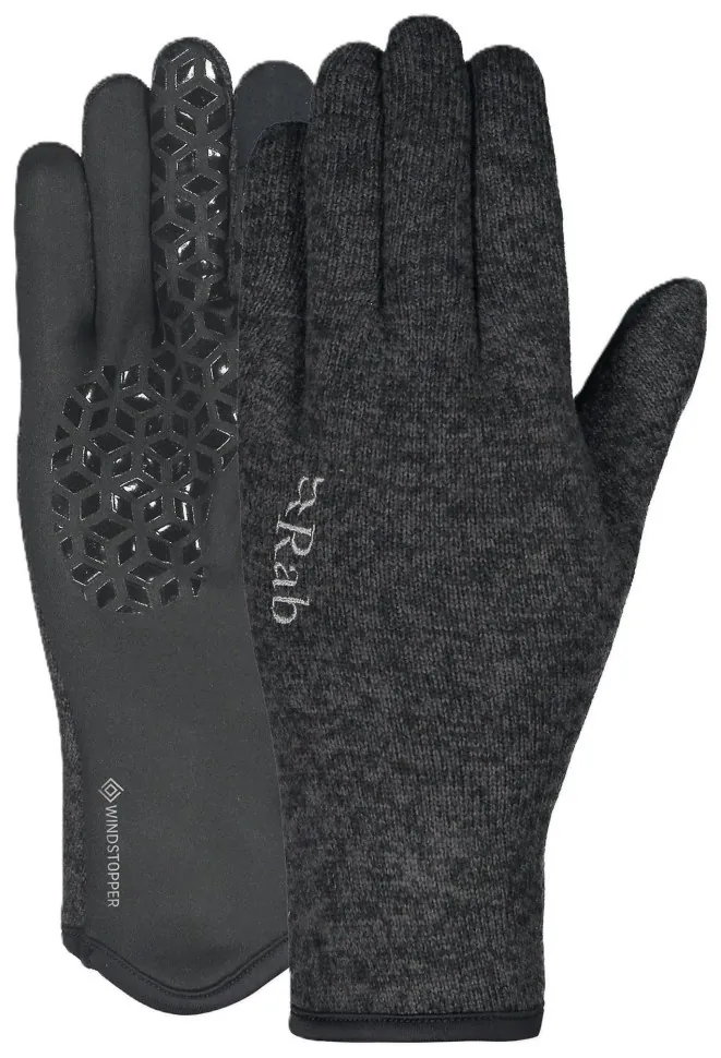 Рукавички жіночі Rab QuestWindstopper Gloves Wmns, Anthracite (L)