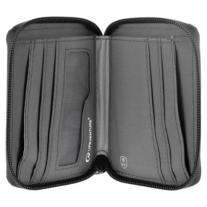 Кошелек Lifeventure Recycled RFID Mini Travel Wallet grey