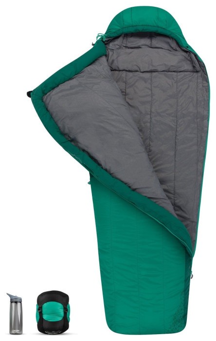 Спальний мішок Traverse TvII (2/-4°C), 198 см - Left Zip, Pine/Forest от Sea to Summit