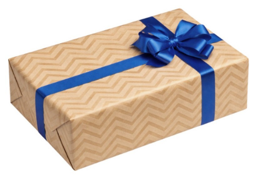 Подарочная упаковка (Светло-голубая)