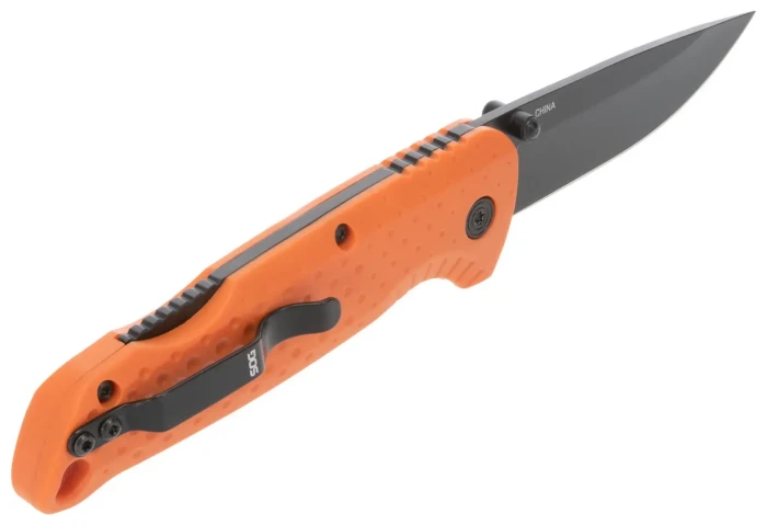 Раскладной нож SOG Adventurer LB, Blaze Orange/Black
