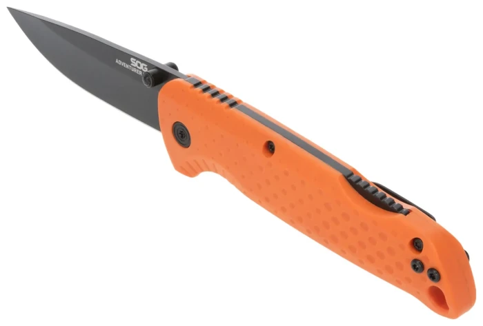 Раскладной нож SOG Adventurer LB, Blaze Orange/Black