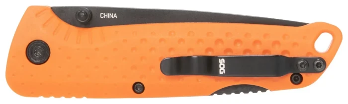 Раскладной нож SOG Adventurer LB, Blaze Orange/Black