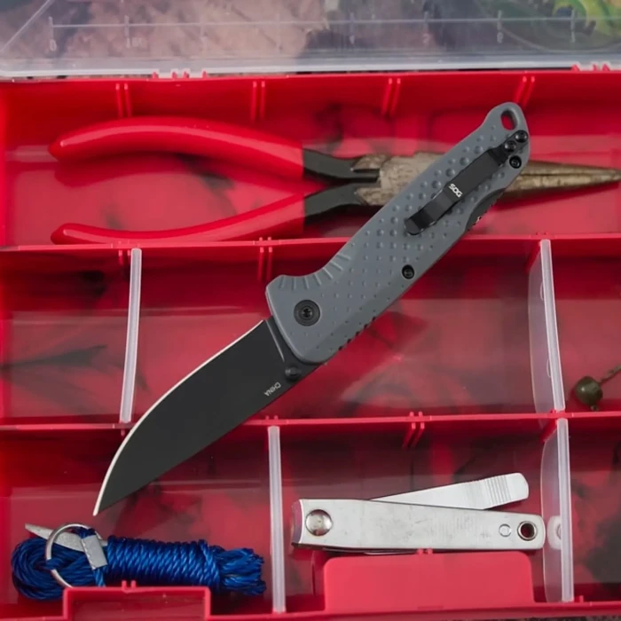 Раскладной нож SOG Adventurer LB, Blaze Orange/Black