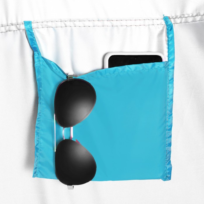 Намет туалет-душ, переодягальня Springos Pop-Up 190 x 120 x 120 см саморозкладний PT025 Sky Blue