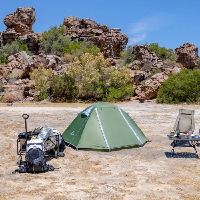 Палатка трехместная Naturehike Bleik Series Tent CNK2550WS038, зеленая