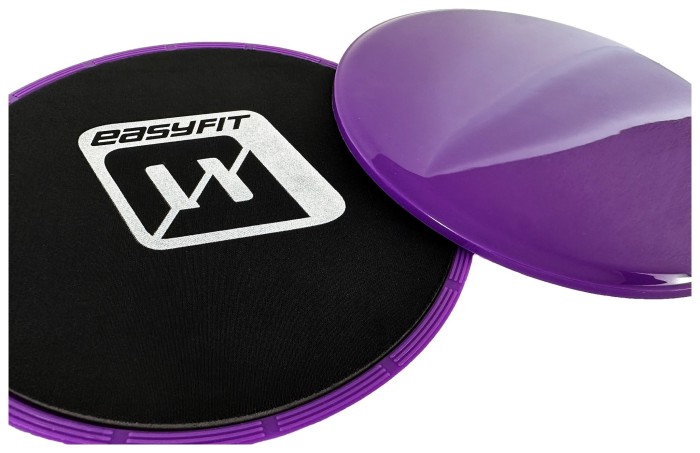 Диски для глайдинга EasyFit фиолетовые (пара)