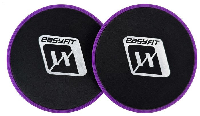 Диски для глайдинга EasyFit фиолетовые (пара)